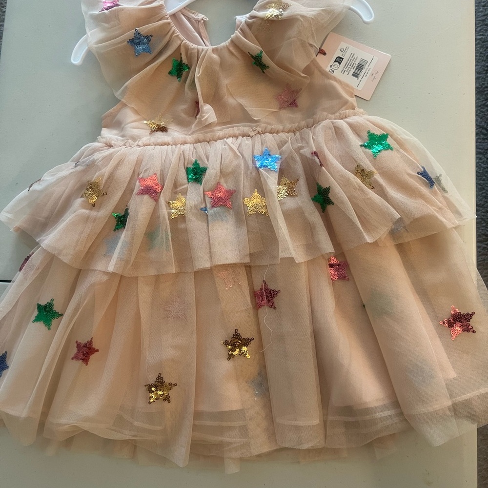Girls Multi-Star Fairy Dress size 3 NWT